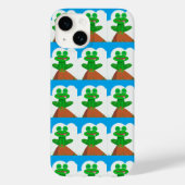Froggy on A Hill Phone Case (Achterkant)