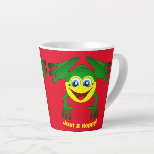 Froggy-Pauze tijd Latte Mok (Rechterhoek)