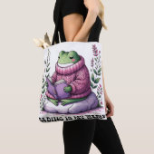 Froggy Reading is mijn therapie Tote Bag (Dichtbij)