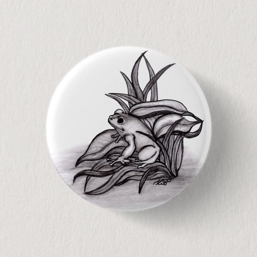 Froggy Ronde Button 3,2 Cm (Voorkant)