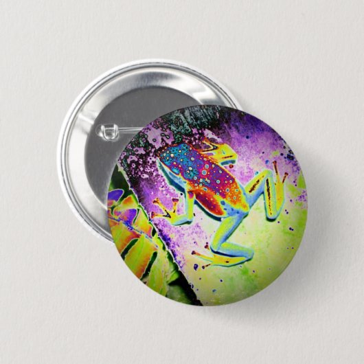 Froggy Ronde Button 5,7 Cm (Voorkant /achterkant)