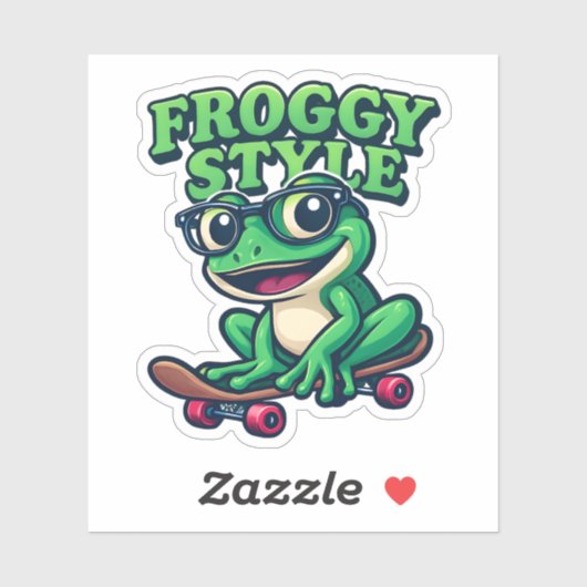 Froggy Style Sticker (Vel)