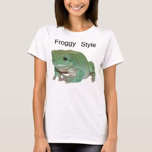 Froggy Style - White's Tree Kikker T-shirt (Voorkant)