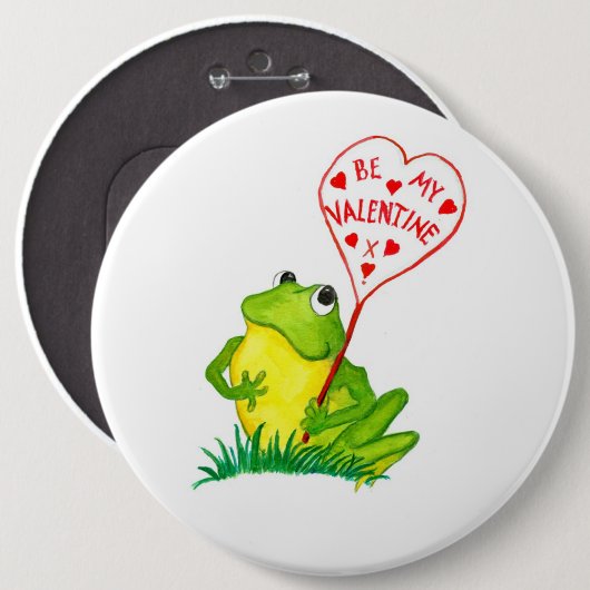 Froggy Valentijn Button - Colossal! (Voorkant /achterkant)