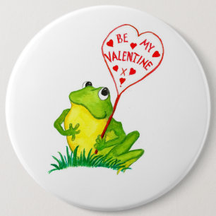 Froggy Valentijn Button - Colossal!