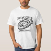 Froggy Void Funny Space Frog Cartoon T-shirt (Voorkant)