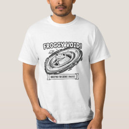 Froggy Void Funny Space Frog Cartoon T-shirt