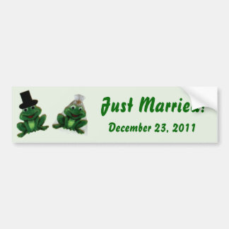 Froggy Wedding - Bumpersticker