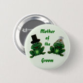 Froggy Wedding - Groom's Family Button (Voorkant /achterkant)