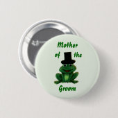 Froggy Wedding - Groom's Family Button - Style 2 (Voorkant /achterkant)