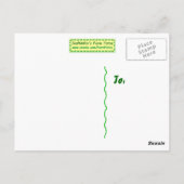 Froggy Wedding - Honeymooners Briefkaart (Achterkant)