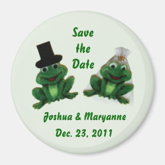 Froggy Wedding - Save the Date Magneten