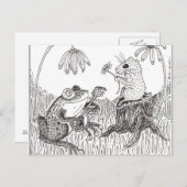 Froggy Went A-Courtin' Briefkaart (Voorkant / Achterkant)