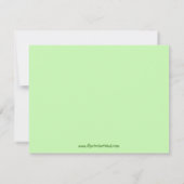 Froggyville Cute Frog Baby shower Invitation Kaart (Achterkant)