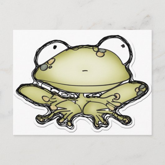 Frogilicious! Briefkaart (Voorkant)