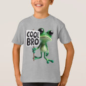 Froglet met een teken t-shirt (Voorkant)