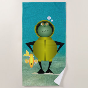 Frogman Beach Towel Strandlaken