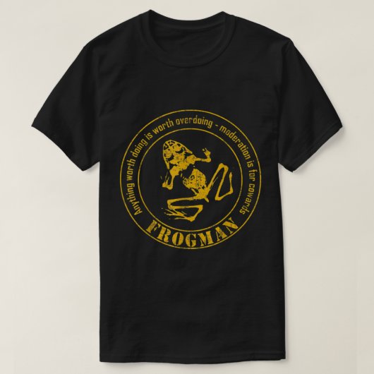 Frogman Diver T-shirt (Design voorkant)