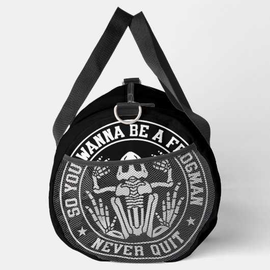 Frogman Never Quit Patch Personalized Plunjezak (Rechts)