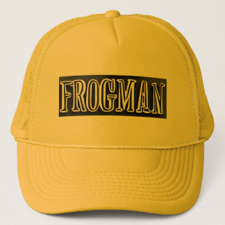 Frogman Trucker Hat Trucker Pet