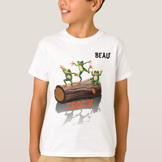 "Frog'n  Boy's T-shirt (Voorkant)