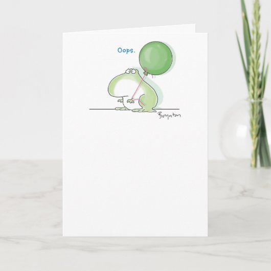 FROGOT KAART (Voorkant)