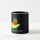 FrogPrince (Black Background Color) Mok (Midden)