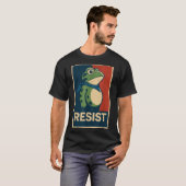 Frogs Against Fascism - Portland Frog Protest, fas T-shirt (Voorkant volledig)