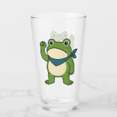 Frogs Against Fascism Portland Frog Protest Glas (Achterkant)