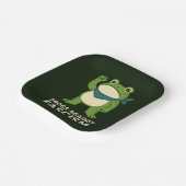 Frogs Against Fascism Portland Frog Protest Papieren Bordje (Gebogen)