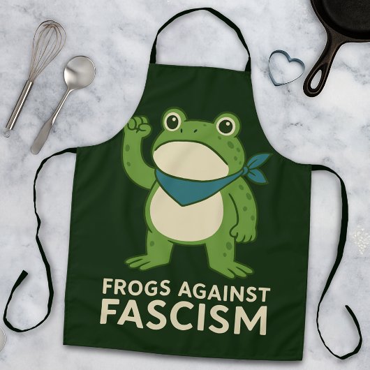 Frogs Against Fascism Portland Frog Protest Schort