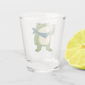 Frogs Against Fascism Portland Frog Protest Shot Glas (Achterkant)