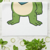 Frogs Against Fascism Portland Frog Protest Theedoek (Gevouwen)