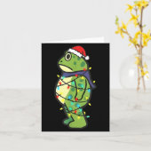 Frogs Against Fascism Rtland Frog Protest Christma Kaart (Gele Bloem)