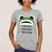 Frogs against Fascism T-shirt (Voorkant)