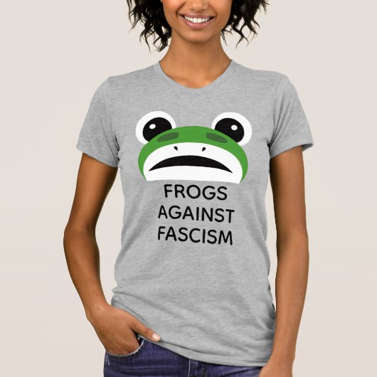 Frogs against Fascism T-shirt (Voorkant)