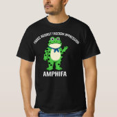 Frogs Against Fascist Oppression AMPHIFA Funny Pro T-shirt (Voorkant)