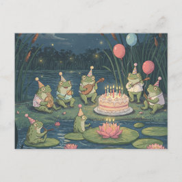 Frogs Birthday Briefkaart