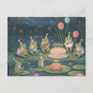 Frogs Birthday Briefkaart