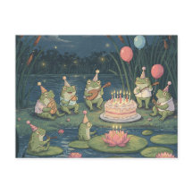 Frogs Birthday Briefkaart