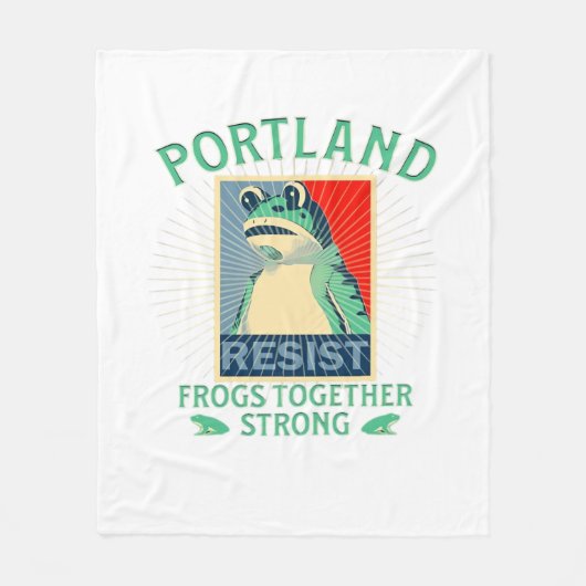 Frogs Classic Fleece Deken (Voorkant)