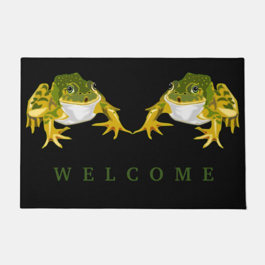 Frogs Deurmat Welkom - (Voorkant)