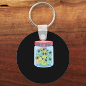 Frogs Happy Pills Sticker Sleutelhanger (Voorkant)