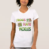 Frogs Hate Pickles T-shirt (Voorkant)
