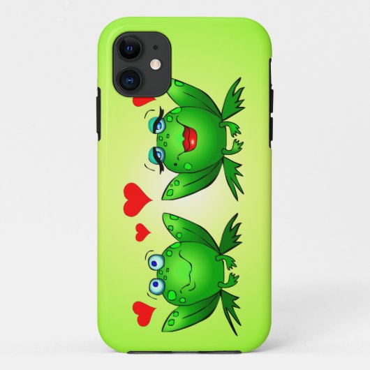 Frogs in Love iPhone Hoesje (Achterkant)