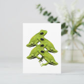 FROGS IN VIER BRIEFKAART (Staand voorkant)