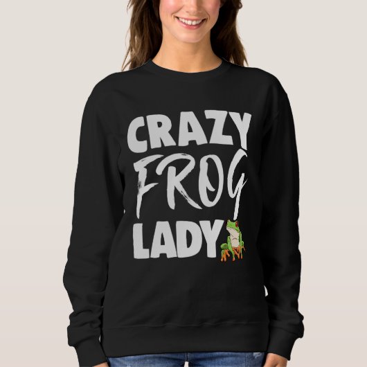 Frogs Lady  Women Frog Love Trui (Voorkant)