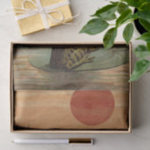 Frogs Lily Pads Moon Illustration Tissuepapier (Geschenk)