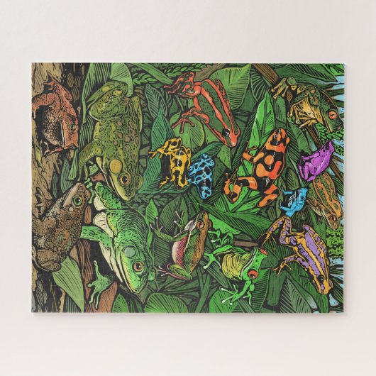Frogs Puzzle Legpuzzel (Horizontaal)