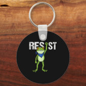 Frogs Resist - Rtland Frog Protest Funny Sleutelhanger (Voorkant)
